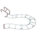 ResQLadder FL15SL Extended Two-Story Portable Emergency Escape Ladder with Sleeves on Chain, 15 Foot