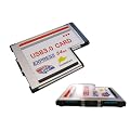 KALEA-INFORMATIQUE � - Carte Controleur EXPRESS CARD 54mm (EXPRESSCARD 54) vers USB 3.0 - 2 ports USB3.0 "SUPERSPEED" - CHIPSET NEC - Affleurante, ports USB ne d�passent pas du niveau de la fa�ade du PC !
