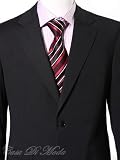 Chianti Two Button Double vented Charcoal pinstripe Wool Suit 50R - *Contemporary Trim EURO Cut + FREE 100% SILK TIE*