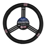 Nebraska Cornhuskers Leather Steering Wheel Cover
