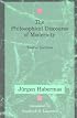 The Philosophical Discourse of Modernity: Twelve Lectures (Studies in Contemporary German Social Thought)