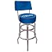 Trademark Bud Light Blue Padded Bar Stool with Back