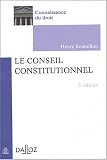 Revue Dalloz  / Le Conseil constitutionnel