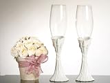 Baby Keepsake: Fairytale Castle Theme Toasting Glasses