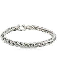 Italian Sterling Silver Spiga Bracelet, 8.25"