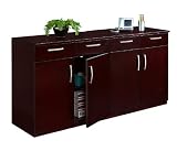 Corsica Buffet Credenza Mahogany (shown)
