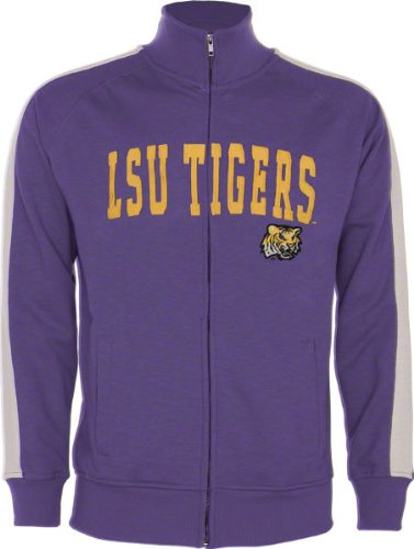 LSU Tigers Purple Pinnacle Slub French Terry Track Jacket