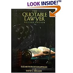 The Quotable Lawyer (Facts on File)