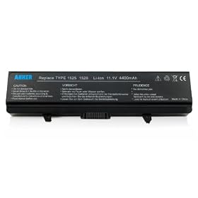 Anker Batterie d'ordinateur portable pour Dell Inspiron 1526 1525 1545 1440 PP29L PP41L convient GW240 RN873 M911 M911G K450N X284G GP952 [Li-ion  6-cell 4400mAh]