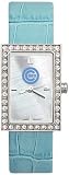 Chicago Cubs Starlette Sky Blue Leather Watch
