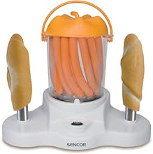 Sencor SHM 4220 / Hot Dog Steamer (Aufnahmeleistung 380W / Zum Aufw&auml;rmen von 1 bis 6 Hot Dog W&uuml;rstchen / Aufsatz zum Kochen von 1 bis 3 Eiern)