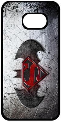 Samsung Galaxy S7 EDGE Cover Case With Modern Batman VS Superman Print