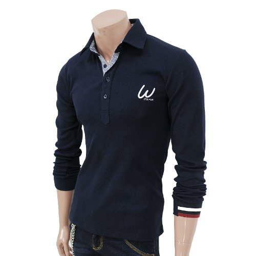 Herren Polohemd Langarm (050D)