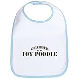 CafePress Toy Poodle: Guarded by Bib - Standard Sky Blue by CafePress