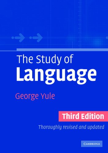 City Travel Guides Discounted  Books : The Study of Language