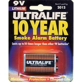 Ultralife Lithium PP3 / 9v Battery (1 pack)
