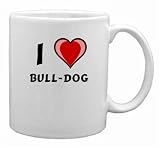 I Love bull-dog Mug