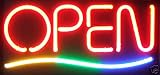 Bright Real Neon Open Light Box Sign