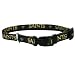 New Orleans Saints Black Adjustable Dog Collar