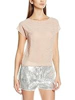 Rare London Camiseta Manga Corta Etnic T-Shit (Nude)