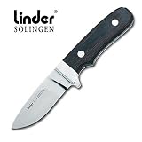 Linder Grenadill Wood Handle Hunter Knife