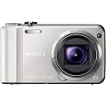 Sony DSC-H70S Digitalkamera (16 Megapixel, 10-fach opt. Zoom,  7,6 cm (3 Zoll) Display, bildstabilisiert) silber