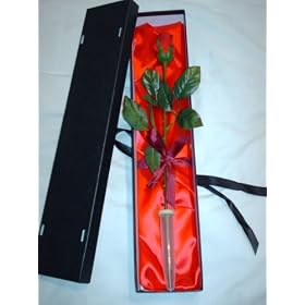 SINGLE RED ROSE IN PRESENTATION BOX & DELIVERED FOR VALENTINE'S DAY