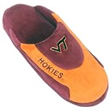Comfy Feet Virginia Tech Hokies Low Pro Stripe Slippers