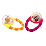 Sassy Flip and Grip Rattle 2 Pack Developmental Toy