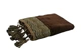 Croscill Niagra Embellished Bath Towel, Chocolate