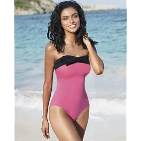 Newport News Bandeau one-piece suit