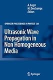 Ultrasonic wave propagation in non homogeneous media