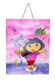 Dora the Explorer & Boots Jumbo Plastic Bags w/ Handles - 12 Pack - Set 6