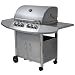 Profi Edelstahl Gasgrill 4 Brenner, Backburner u. Kochstelle