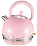 Kenwood Traditional Style Stainless Steel Dome kettle - Blush Pink