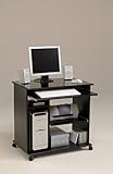 Pharao24 Computertisch PC Tisch schwarz Lora