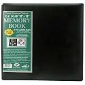 Family Treasures Deluxe Fabric Postbound Album 12X12-Black