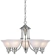 Bristol Series Chandelier - 54-4452 5Lt Bristol Chandelier