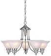 Hardware House 544452 24-Inch by 15-Inch Chandelier Brushed Nickel