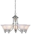 Hardware House 544452 24-Inch by 15-Inch Chandelier Brushed Nickel