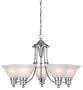 Hardware House 544452 24-Inch by 15-Inch Chandelier Brushed Nickel