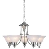 Hardware House 544452 24-Inch by 15-Inch Chandelier Brushed Nickel