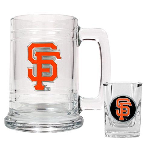 San Francisco Giants Beer Mug And Shot Glass Boilermaker Set