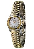 Ebel 1157F11-9225 Classic Wave White Mother-of-Pearl Dial 18K Gold and Stainless Steel Gold Plated Womens Watch