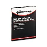 Innovera Clear Transparency Film Letter Size for Inkjet Printers 50ct Box