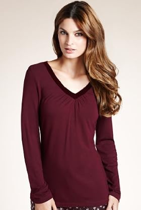 Autograph Weekend Long Sleeve Pyjama Top