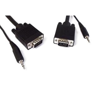 order a really perfect 5m-SVGA-VGA-HDTV-RGB-15-Pin-D-Sub-PC--LAPTOP-to-TV--Monitor--projector-Video-and-stereo-Audio-leads-3-5mm-jack-to-jack-cable-set--AV-Interconnect-5-metre most economical affordable evaluations 