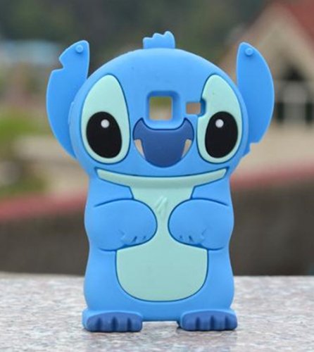Blue Stitch Alien Cute Lovely Case Cover For Samsung Galaxy Discover S730G S730M S740 R740C /Cricket, Centura S738C /Straight Talk /Net10