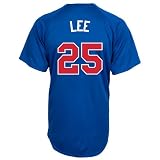MLB Chicago Cubs Derrek Lee #25 Replica Batting Practice Home Jersey