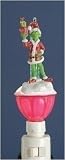 Club Pack of 12 Grinch With Presents Christmas Bubble Night Lights #169967